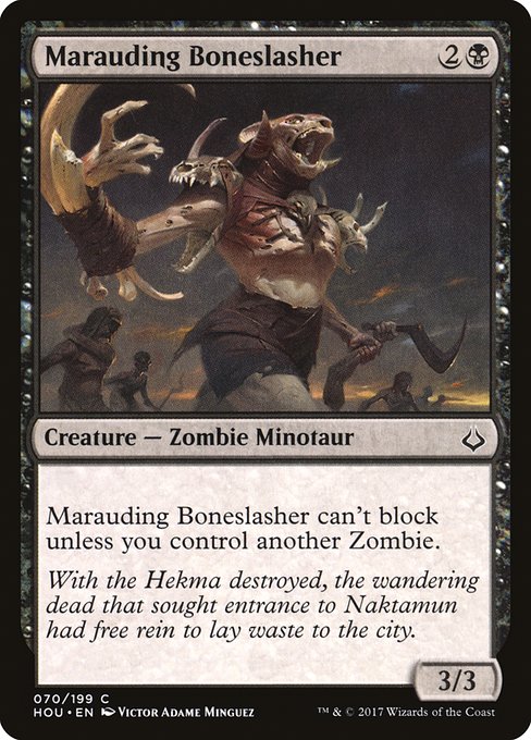 Marauding Boneslasher - Hour of Devastation Common Card