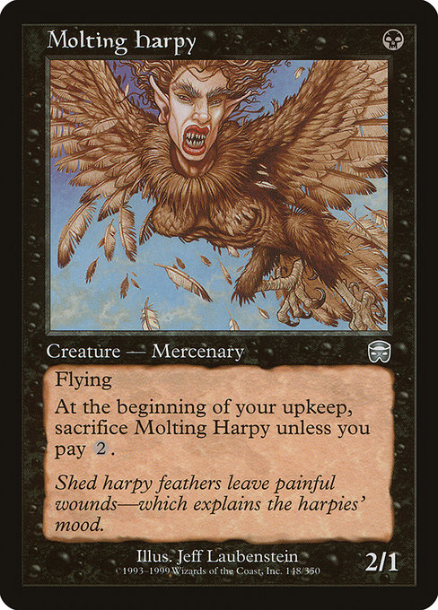 Molting Harpy - Mercadian Masques Uncommon Card