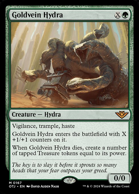 Goldvein Hydra - Outlaws of Thunder Junction Mythic Card