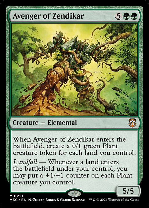Avenger of Zendikar - Modern Horizons 3 Commander Mythic Card