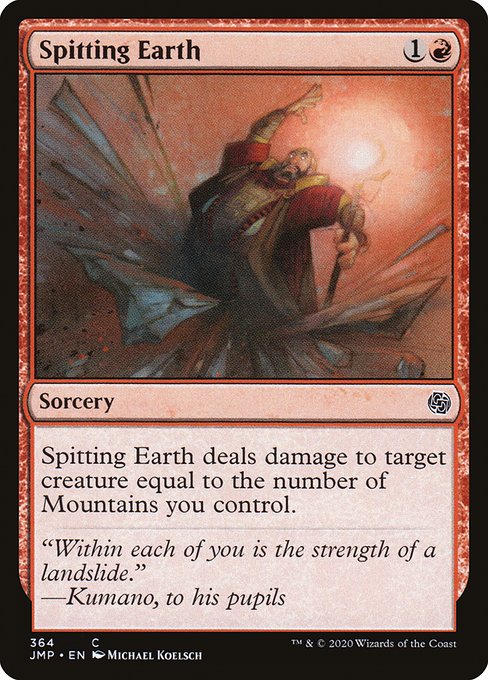Spitting Earth - Jumpstart Common Card