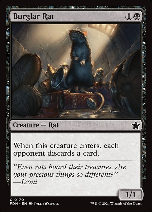 Burglar Rat - Foundations Common Card