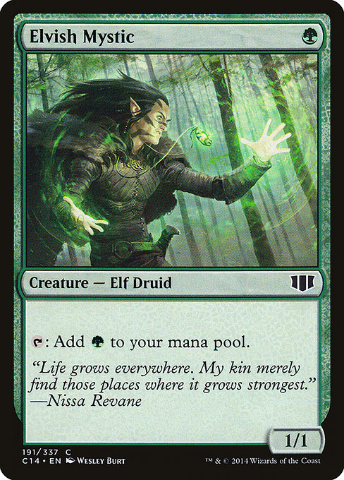 Elvish Mystic - Commander 2014 Common Card