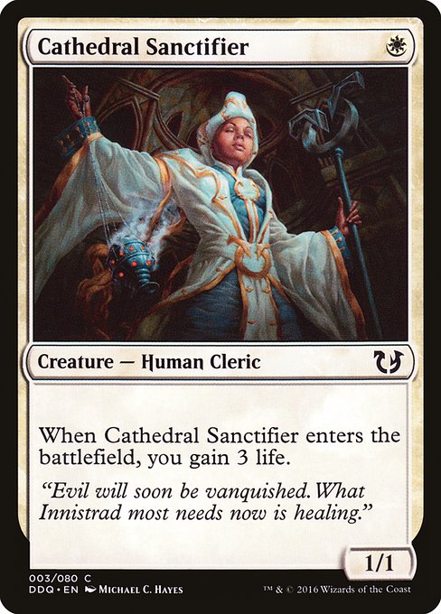 Cathedral Sanctifier - Duel Decks: Blessed vs. Cursed Common Card