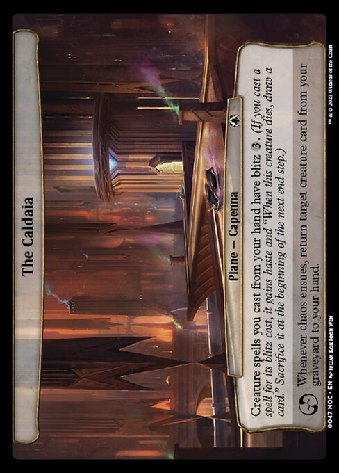 The Caldaia - March of the Machine Commander Common Card