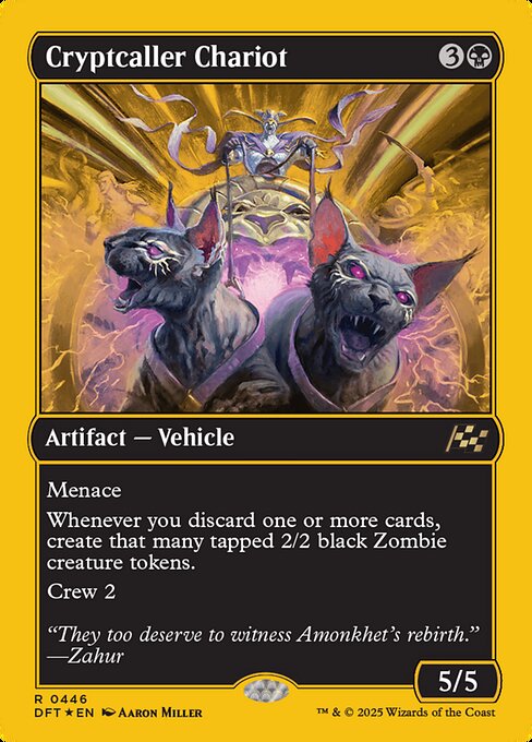 Cryptcaller Chariot - Aetherdrift Rare Card