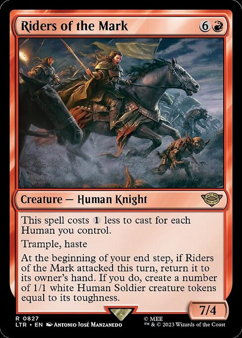 Riders of the Mark - The Lord of the Rings: Tales of Middle-earth Rare Card