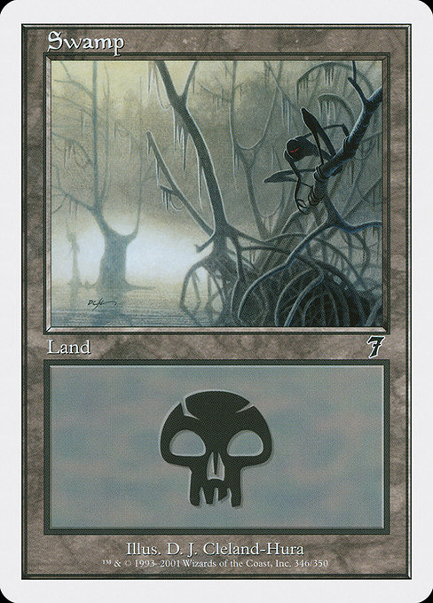 Swamp - Seventh Edition Common Card