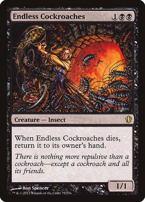 Endless Cockroaches - Commander 2013 Rare Card