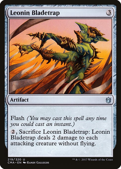 Leonin Bladetrap - Commander Anthology Uncommon Card