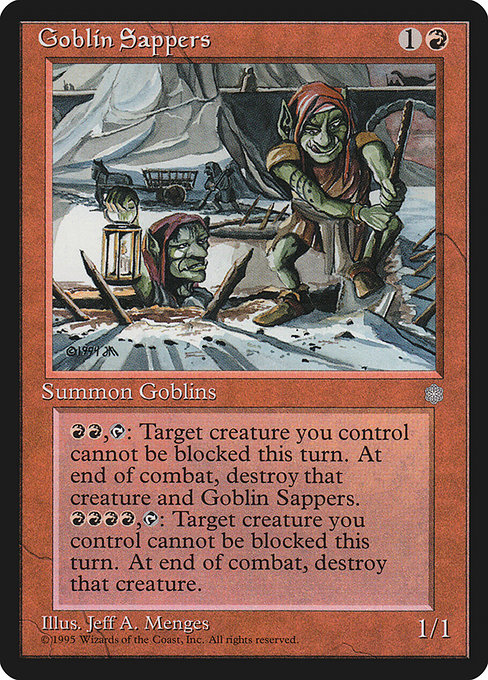 Goblin Sappers - Ice Age Common Card