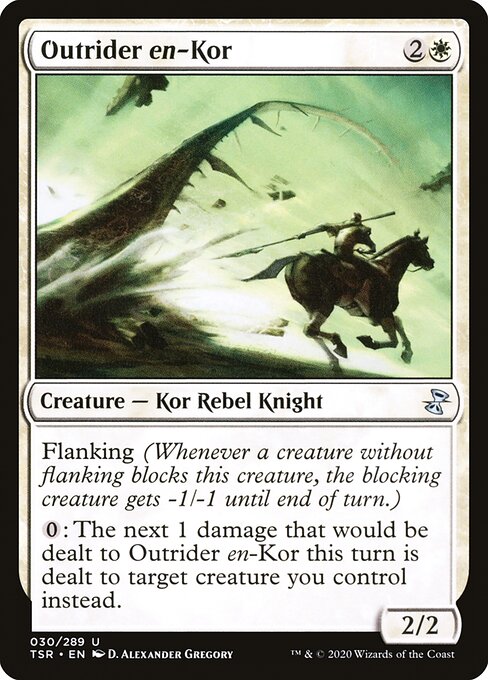 Outrider en-Kor - Time Spiral Remastered Uncommon Card