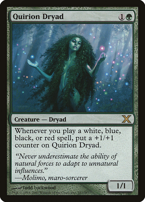 Quirion Dryad - Tenth Edition Rare Card