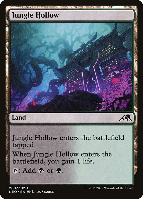 Jungle Hollow - Kamigawa: Neon Dynasty Common Card