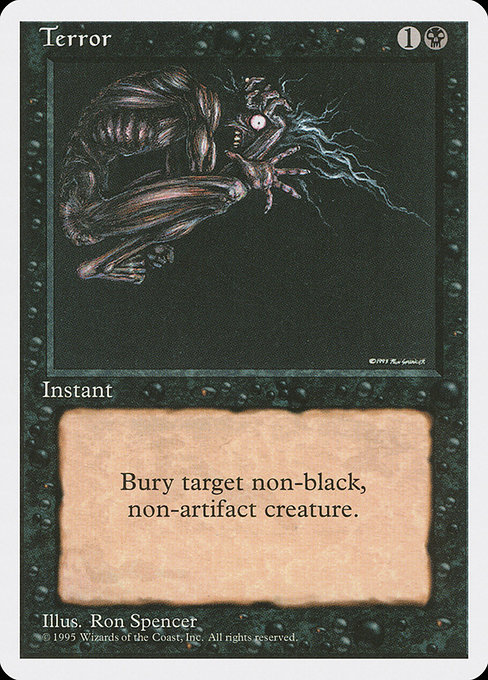 Terror - Fourth Edition Common Card