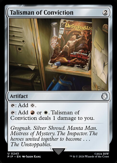 Talisman of Conviction - Fallout Uncommon Card