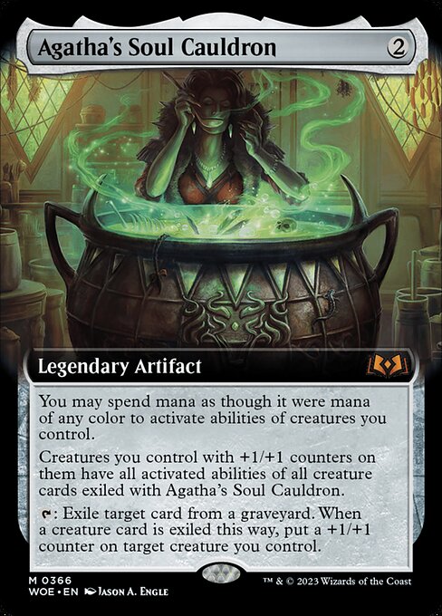 Agatha's Soul Cauldron - Wilds of Eldraine Mythic Card