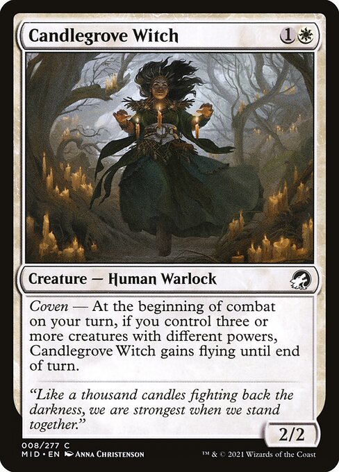 Candlegrove Witch - Innistrad: Midnight Hunt Common Card