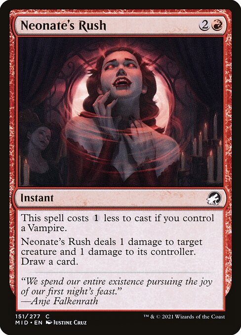 Neonate's Rush - Innistrad: Midnight Hunt Common Card