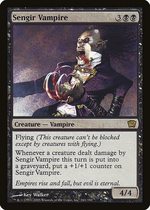 Sengir Vampire - Ninth Edition Rare Card