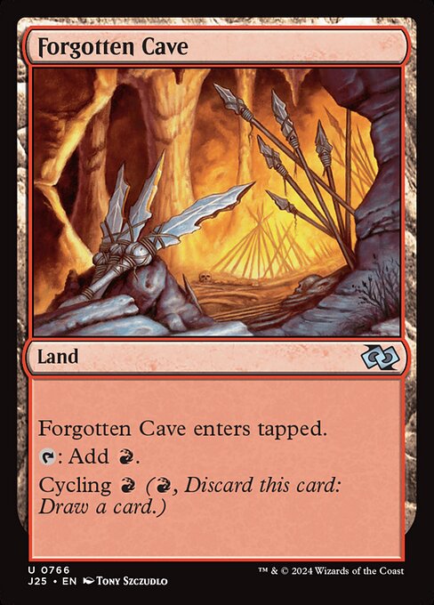 Forgotten Cave - Foundations Jumpstart Uncommon Card