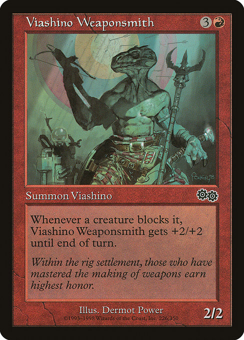 Viashino Weaponsmith - Urza's Saga Common Card