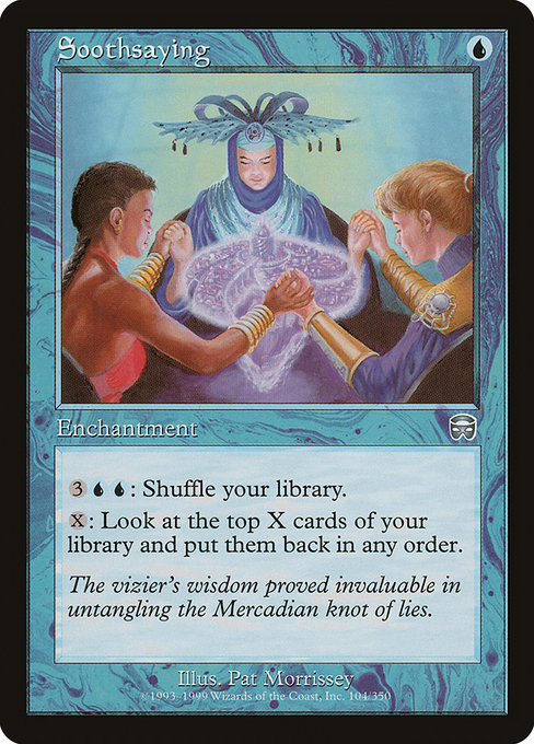 Soothsaying - Mercadian Masques Uncommon Card