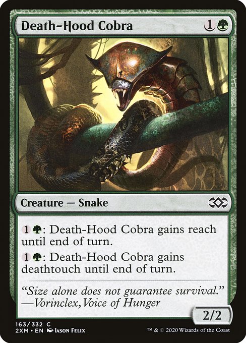 Death-Hood Cobra - Double Masters Common Card