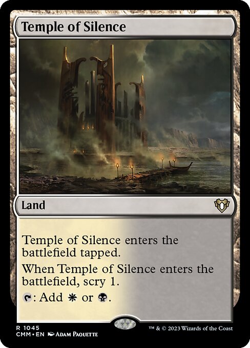 Temple of Silence - Commander Masters Rare Card