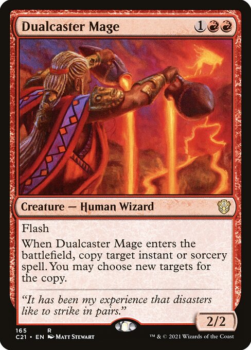 Dualcaster Mage - Commander 2021 Rare Card