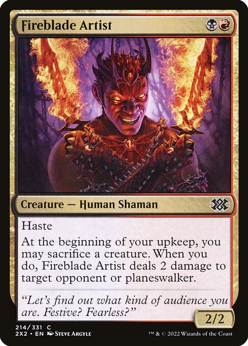 Fireblade Artist - Double Masters 2022 Common Card