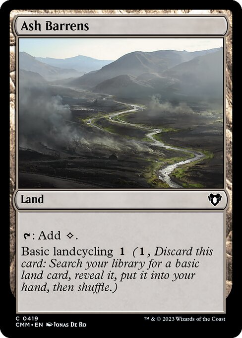 Ash Barrens - Commander Masters Common Card