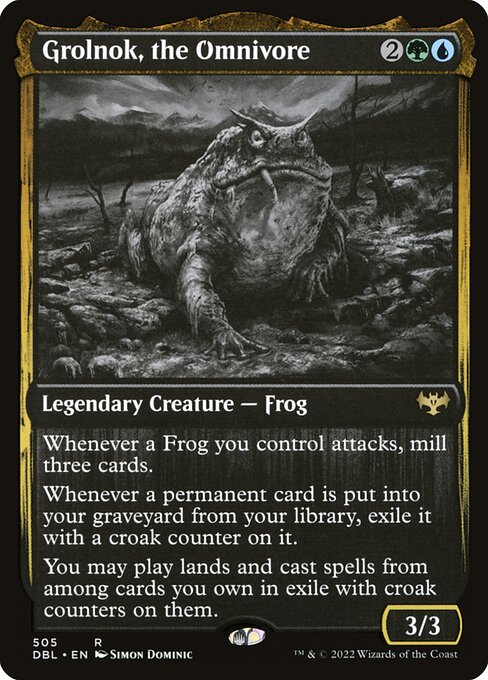 Grolnok, the Omnivore - Innistrad: Double Feature Rare Card