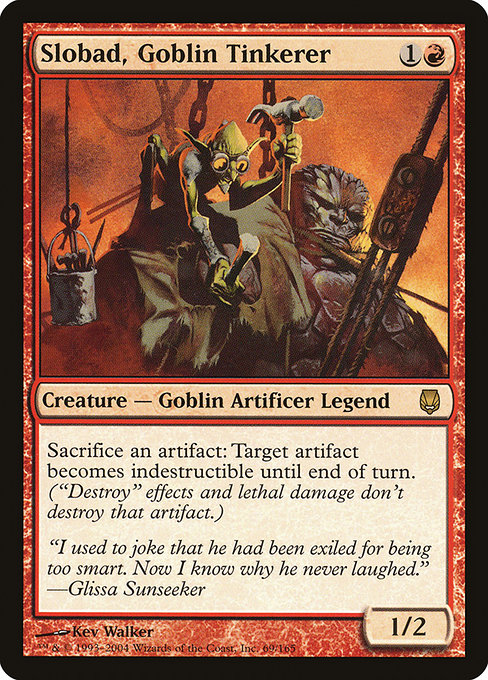 Slobad, Goblin Tinkerer - Darksteel Rare Card