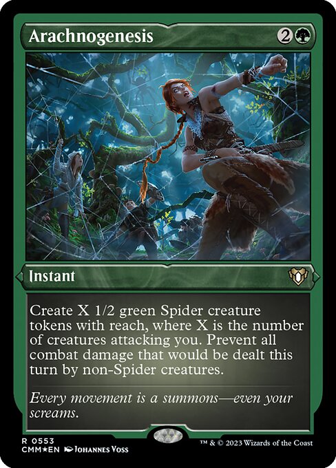 Arachnogenesis - Commander Masters Rare Card