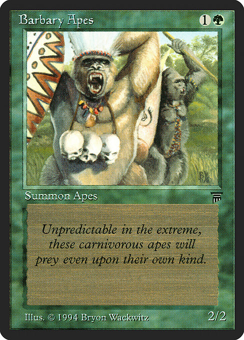Barbary Apes - Legends Common Card