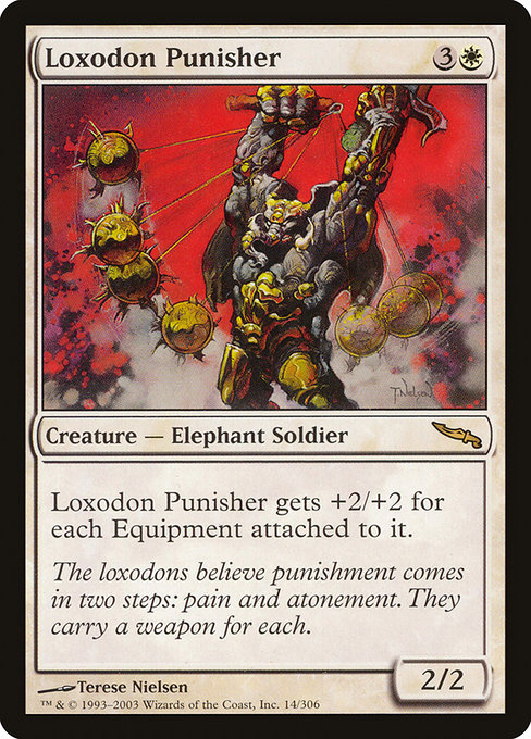Loxodon Punisher - Mirrodin Rare Card