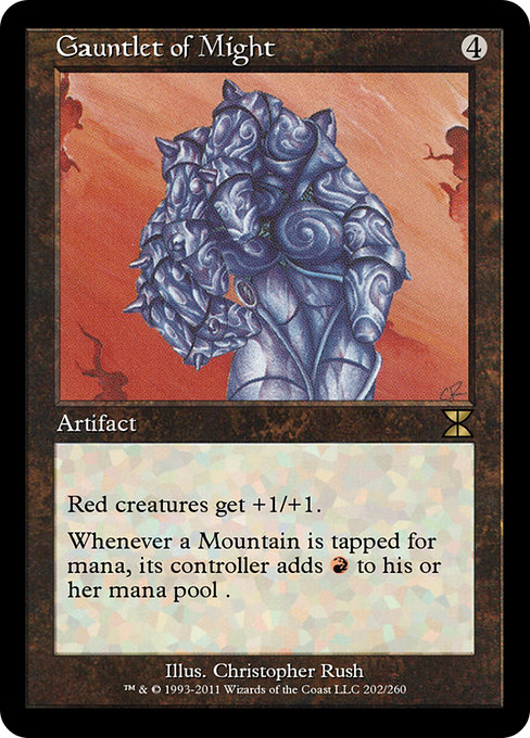 Gauntlet of Might - Masters Edition IV Rare Card