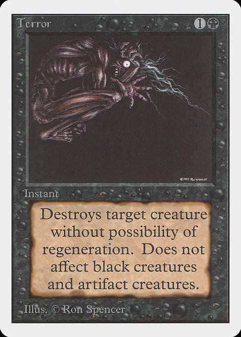 Terror - Unlimited Edition Common Card