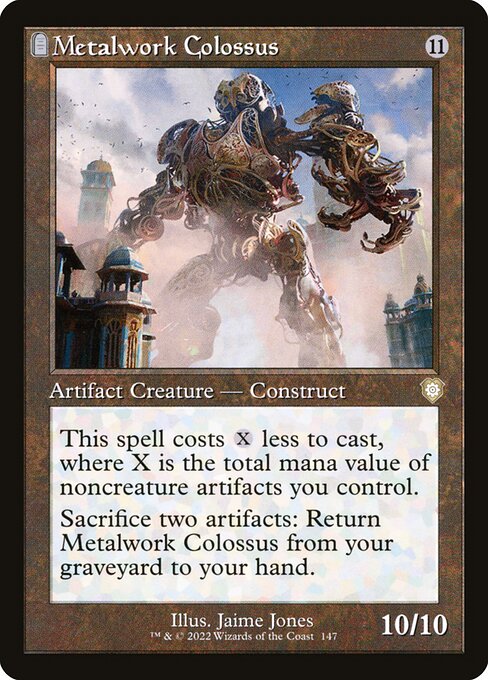 Metalwork Colossus - The Brothers' War Commander Rare Card