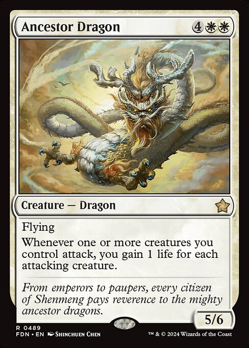 Ancestor Dragon - Foundations Rare Card