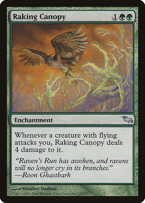 Raking Canopy - Shadowmoor Uncommon Card