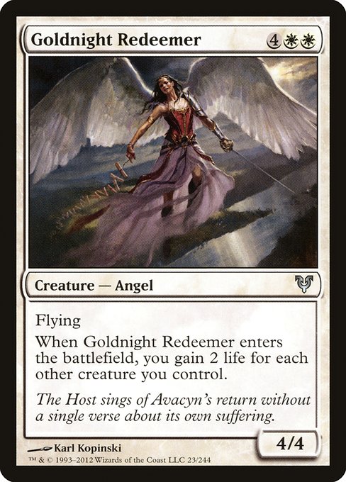 Goldnight Redeemer - Avacyn Restored Uncommon Card