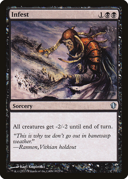 Infest - Commander 2013 Uncommon Card