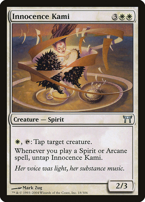 Innocence Kami - Champions of Kamigawa Uncommon Card