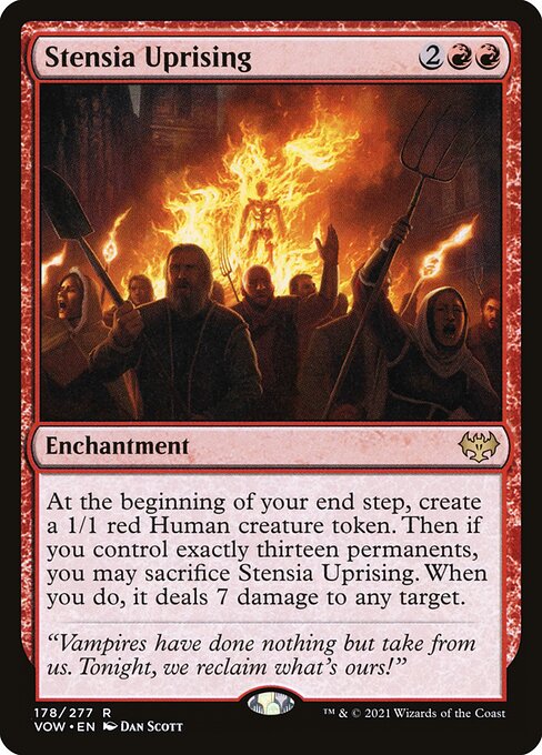 Stensia Uprising - Innistrad: Crimson Vow Rare Card
