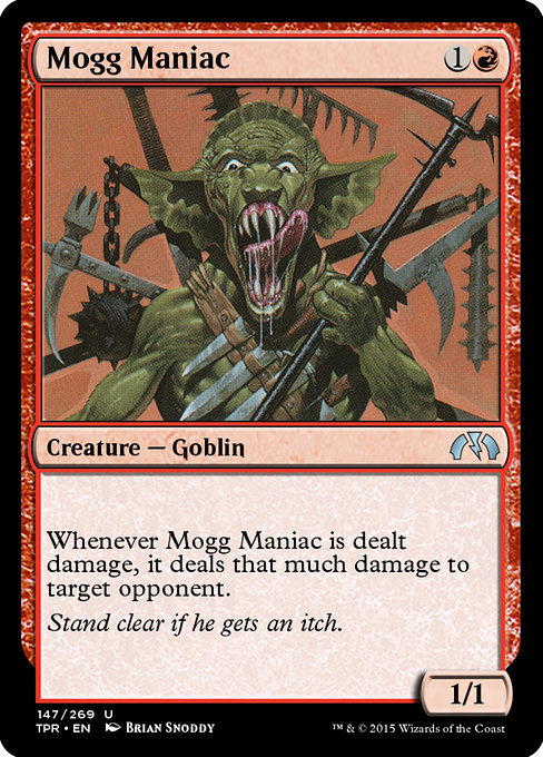 Mogg Maniac - Tempest Remastered Uncommon Card