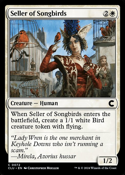 Seller of Songbirds - Ravnica: Clue Edition Common Card