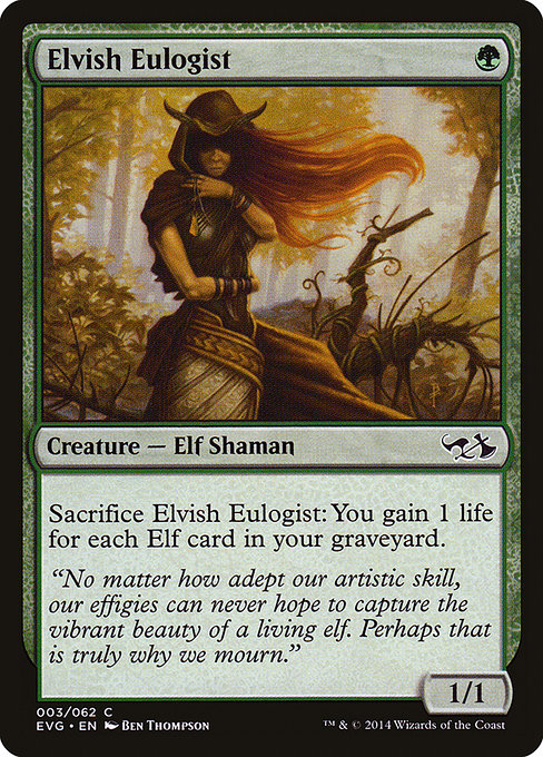 Elvish Eulogist - Duel Decks Anthology: Elves vs. Goblins Common Card