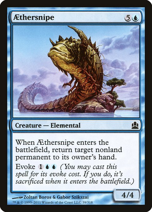 Aethersnipe - Commander 2011 Common Card